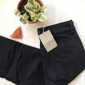 Everlane 4S Slim Leg Crop Pant Navy
